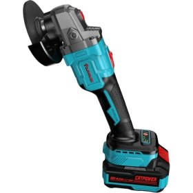 Resim Catpower E1030 Kömürsüz Li-Ion Akülü Vidalama ve Avuç Taşlama Seti 20V 4.0AH+2.0AH Yüksek Tork 