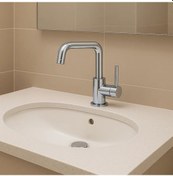 Resim Sardıcı Musluğu Çift Su Girişli Lavabo Bataryası Pirinç Krom 