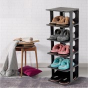 Resim Floo Home Lüks Ayakkabılık Düzenleyici Organizer 5 Katlı Portatif Üste ve Yana Kombin Seçenekli 