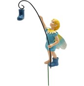 Resim Homyl Minyatür Peri Heykelcik Bahçe Aksesuarı Dekoratif Mini 