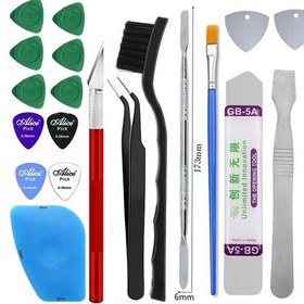 Resim Çoklu Setler Bilgisayar Cep Telefonu Tablet İçin Manuel Sökme Aleti Kapak Pil Vs Yardımcı Açma Araçları 08 