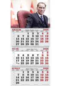 Resim 2026 Yılı Gemici Takvimi ---atatürk Makam Koltuğunda 