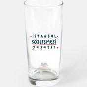 Resim İstanbul Sözleşmesi Yaşatır Klasik Rakı Kadehi 