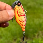 Resim Yüksek İndeksli Plastik Balıkçılık Yemi, Kurşun Kafalı VIB, Karışık Renk, 1 Paket 