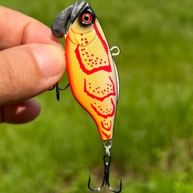 Resim Yüksek İndeksli Plastik Balıkçılık Yemi, Kurşun Kafalı VIB, Karışık Renk, 1 Paket 