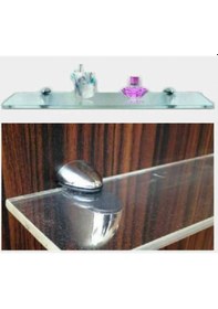 Resim Cam Raf Tekli Duvar Rafı Kaliteli Etejer Kitaplık 50X12Cm 