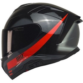 Resim Mts Full Face Double Güneş Vizörlü Ece 22.06R Rossa Motosiklet Kaskı Kırmızı Siyah 
