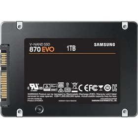 Resim Kaia Life Samsung MZ-77E1T0BW 870 Evo 1tb 560/530, 2,5" Sata SSD (Türkiye Distribütörü Garantili) 
