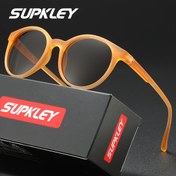 Resim Erkekler & Kadınlar için SUPKLEY Orijinal Yuvarlak Polarize Moda Gözlükleri - Koruma, Hafif Kaplumbağa Kabuğu Çerçeve ile Yaylı Menteşe, Geniş Uyum (>139mm), Kılıf Dahil - Unisex Günlük ve Doğa Aktiviteleri için Gözlük, Balpeteği Tasarımı, Yüksek Kaliteli Lensler 