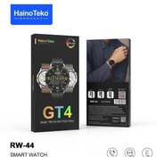 Resim GT4 Amoled Ekran 3 Kordonlu Akıllı Saat Smart Watch (Haino Teko RW44 ) SİYAH KASA 3 KORDON 