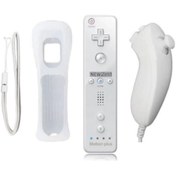 Resim CAFELE Nintendo Wii 2in1 Motion Plus Remote Kontroller + Nunchuk Kontroller Set 