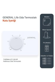 Resim AyrStore THERMA HT110S RF Kablosuz Oda Termostatı 