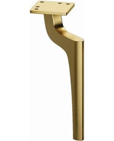 Resim Zarif Metal Ayak 25cm Altın Renk Koltuk Tv Ünite Dolap Puf Vestiyer Modern Mobilya Ayağı Gold 