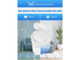 Resim Saban 500 gr Nem Alıcı Aparat Üçgen Portakal Renk Havadaki Rutubeti Giderir 