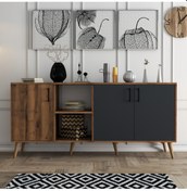 Resim 1620 EXXEN AHŞAP AYAKLI MODERN KONSOL 