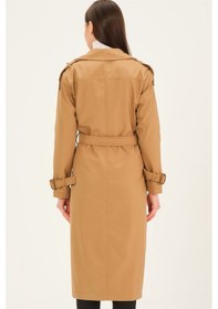 Resim Z6737 Dewberry Bayan Trençkot-camel CAMEL 