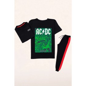 Resim Trendypassion Acdc Baskılı Eşofman Takımı 