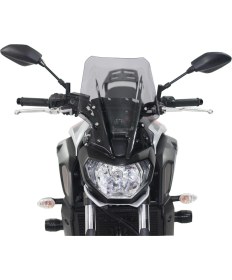 Resim GP Kompozit Yamaha MT-07 2018-2020 Uyumlu Ön Cam Şeffaf 42 cm 