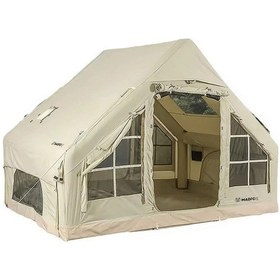Resim Madfox Bigless Glamping Cotton Inflatable Şişme Çadır Baca Çıkışlı Çok Renkli 