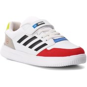 Resim Ayakmod Bst-b074-f Beyaz-kırmızı-siyah Cırtlı Çocuk Sneaker 001 