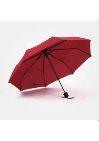 Resim Eleven Markets Mini Çanta Boy Bayan Şemsiyesi Bordo Manuel Şemsiye Bordo 