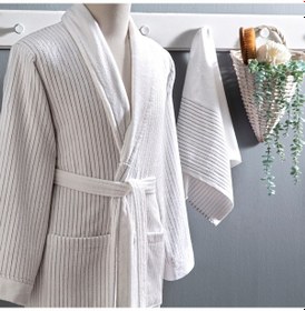 Resim Taç Ritmo Pamuk L/xl Bornoz Set Beyaz 000001500217916002 Beyaz 