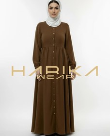 Resim KAHVERENG KETEN FERACE - 3XL 