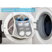 Resim Hassas Çamaşır - Ayakkabı Yıkama Filesi Kapak Bağlamalı 35 x 20 cm 
