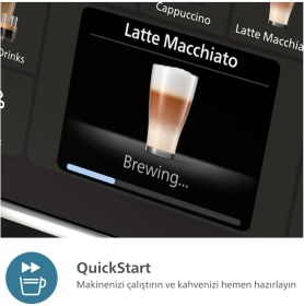 Resim Philips Lattego Seri Tam Otomatik Kahve ve Espresso Makinesi, Renkli Dokunmatik Ekran, Aquaclean Filtre, Şık Tasarım | Onerous Lambader 