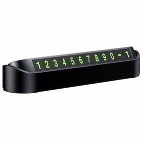 Resim CMT Fosforlu Acılır Kapanabilir Numaratör Ön Torpido Üstü Telefon Numarası Göstergesi 