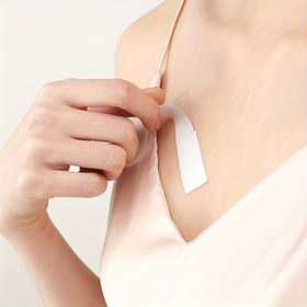 Resim 36 adet Görünmez Moda Bandı Dikişsiz Giysi Sabitleme İçin - Kaymaz, Gizli Omuz ve Göğüs Etiketleri, Omuz Üstü Kıyafetler İçin İdeal, Giysiler Aracılığıyla Görünmeyen Sabitleme Şeritleri, Giysiler Dikişsiz Kalır | Görünmez Yapıştırıcı Bandı | Kaymaz Tasarım 
