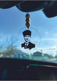 Resim Dikiz Aynası Süsü Mustafa Kemal Atatürk Portresi 