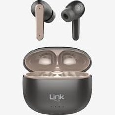 Resim LinkTech TW37 IPX4 Sertifikalı ANC TWS Bluetooth Kulaklık Gri 