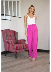 Resim Lemajh Pembe Palazzo Pantalon-pembe Pembe 