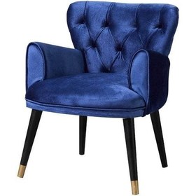 Resim mobilyabazari Vega Mavi Çay Seti Tekli Koltuk,berjer (SALON, BALKON, OFİS, CAFE) 