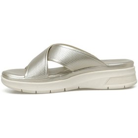 Resim Nine West Neymas 3fx Altın Kadın Dolgu Topuk Terlik 000000000101356263 Altın 
