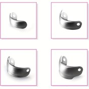 Resim 50 adet Paslanmaz Çelik Matris Bant Çapraz Kesit Profil Gasket, Metal Matris Sistemleri için Konkav Tasarım, Korozya Direnci, Hassas Makinede, Endüstriyel ve Bilimsel Kullanım için İdeal 