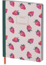 Resim Limited Edition A5 Ciltli Not Defteri - Painterly Strawberries 