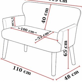 Resim Azra Mobilya Ikili Balkon Takimi - Kanepe - Keten Kumaş - Bekleme Koltugu - Açık Gri Açık Gri 