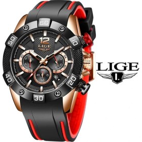 Resim Hanyang Gül Altın Siyah Yeni Lıge Paslanmaz Çelik Saatler Erkek Spor Su Geçirmez Aydınlık Kronograf Üst Marka Lüks Kuvars Erkek Izle Relogio Masculino (Yurt Dışından) 