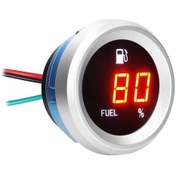 Resim Oto Ve Motosiklet İçin 9-35v Dijital Yakıt Seviyesi Göstergesi - Doğru Ve Hızlı Ölçüm 0-100% 