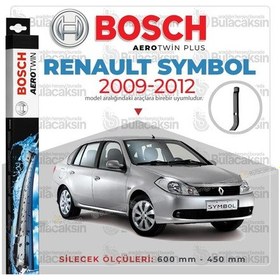 Resim Bosch Aerotwin Renault Symbol 2009 - 2012 Ön Muz Silecek Takımı 