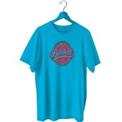 Resim Bluu Barbell Sporcu T-Shirt Bisiklet Yaka (528819029) 