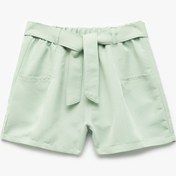 Resim Koton Cepli Modal Karışımlı Kemer Detaylı Şort Yeşil 5skg40034aw Yeşil 