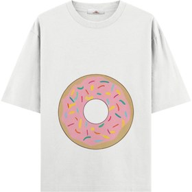 Resim Donut Girl - Hamile Oversize Tshirt - Antrasit / S / Oversize 