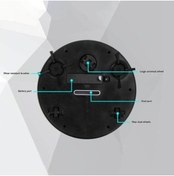 Resim Aitong Evcil Hayvan Tüyü Robot Süpürge - Sert Zeminler Ve Az Tüylü Halılar İçin Akıllı Siyah Siyah 