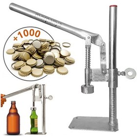 Resim Soda Gazoz Kapağı Kapatma Makinesi Şişe Kapatma Aleti 1000 Kapak 