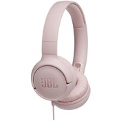 Resim JBL T500 Mikrofonlu Kablolu Kulaküstü Pembe Kulaklık 