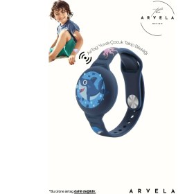 Resim Arvela Airtag Yuvalı Bileklik Çocuklar Için - Su Geçirmez Tasarım, Ayarlanabilir 