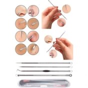 Resim Ozcmax 4 Lü Kutulu Paslanmaz Komedon Akne - Siyah Nokta Temizleyici Set 